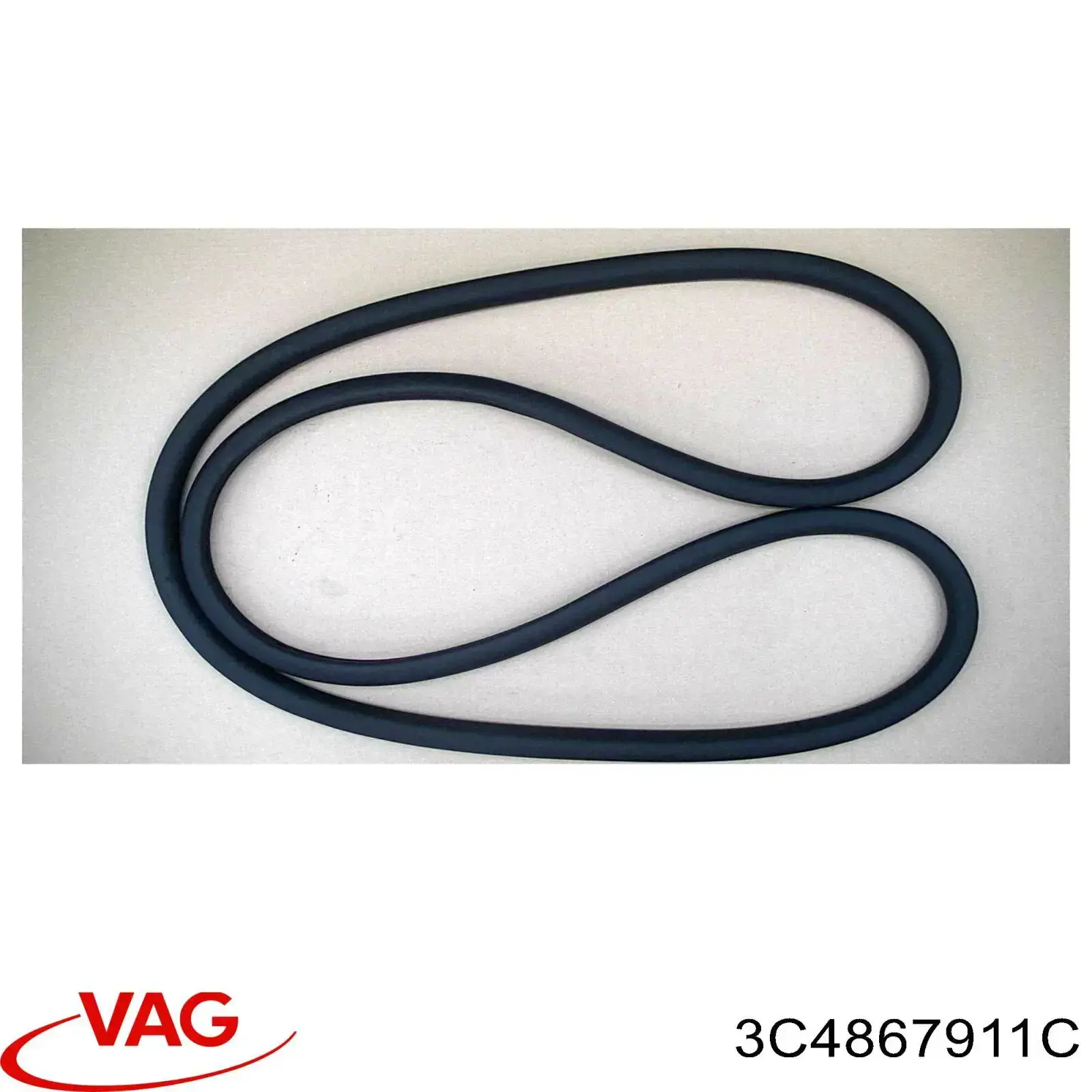 Уплотнитель двери задней (на кузове) VAG 3C4867911C цена, от 6.33 USD