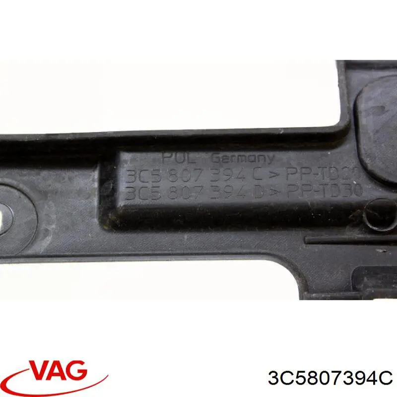 Кронштейн бампера заднего внешний правый VAG 3C5807394C цена, от 7.38 USD