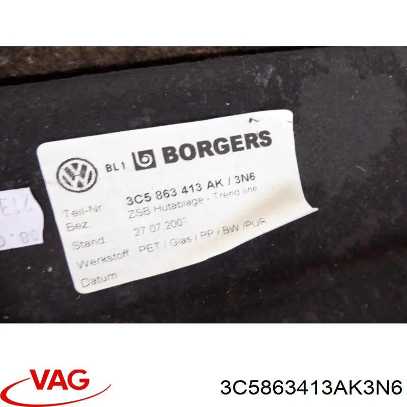 3C5863413AK3N6 VAG 