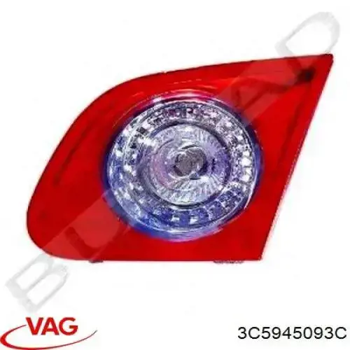 3C5945093C VAG Задняя левая внутренняя фара