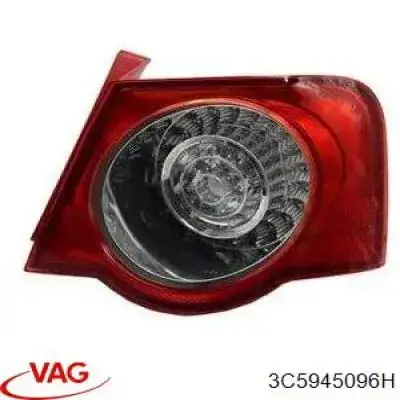 Фара задняя правая внешняя VAG 3C5945096H цена, от 50.68 USD