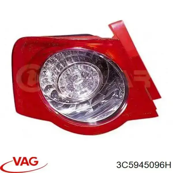 Купить 3C5945096H VAG Фонарь задний правый, внешний