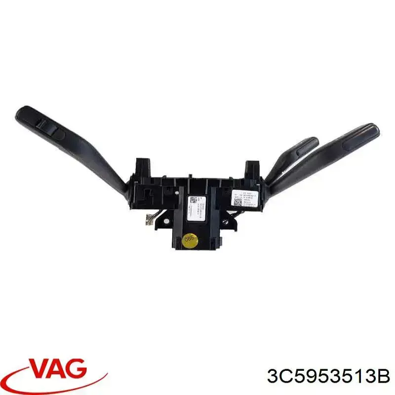 3C5953513B9B9 VAG Comutador instalado na coluna da direção, montado