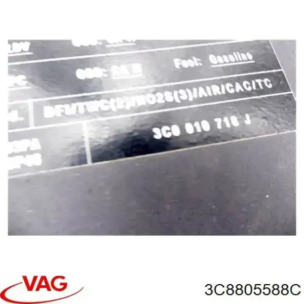 3C8805588C VAG suporte do radiador montado (painel de montagem de fixação das luzes)