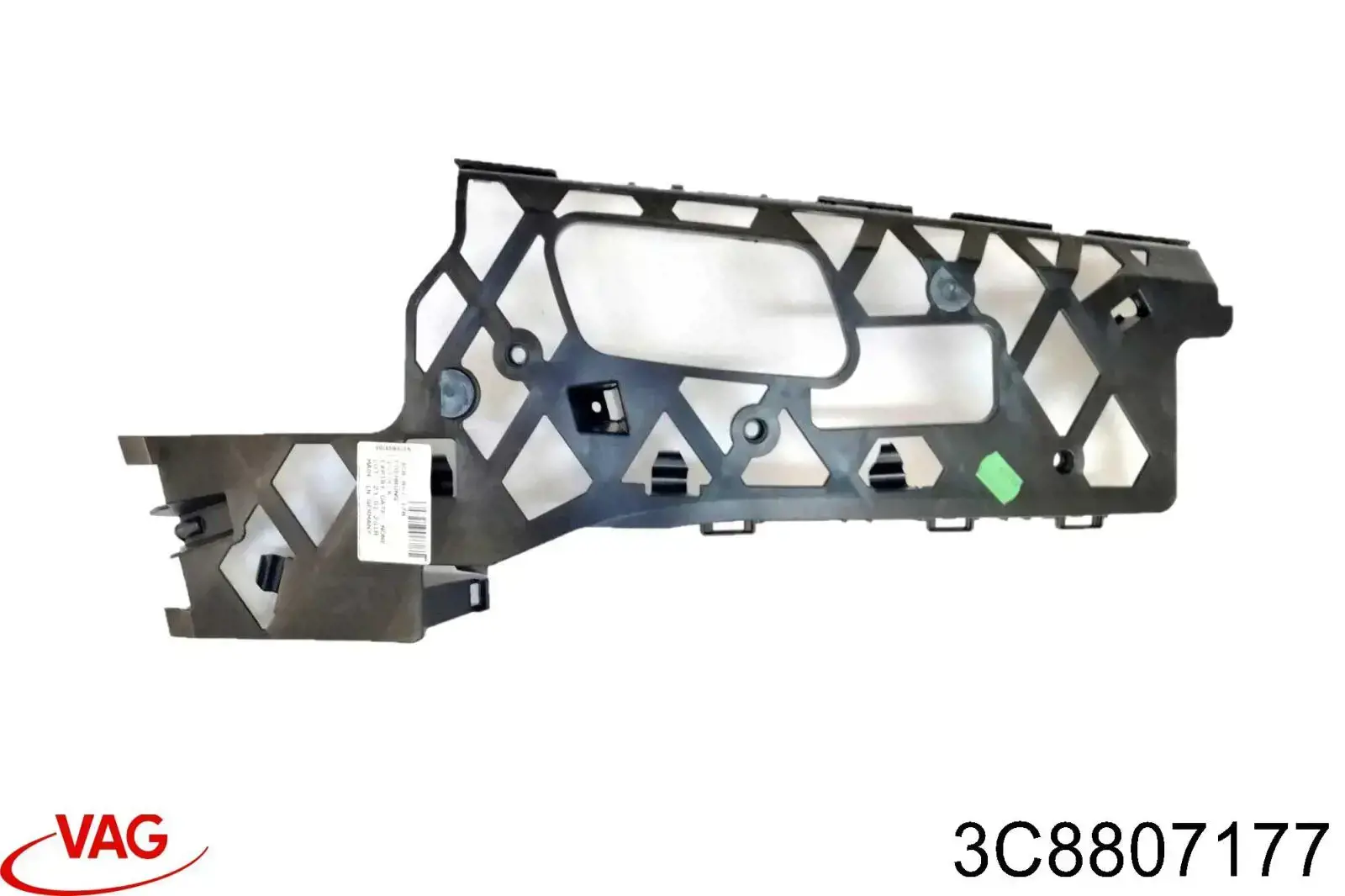 Кронштейн бампера переднего левый VAG 3C8807177