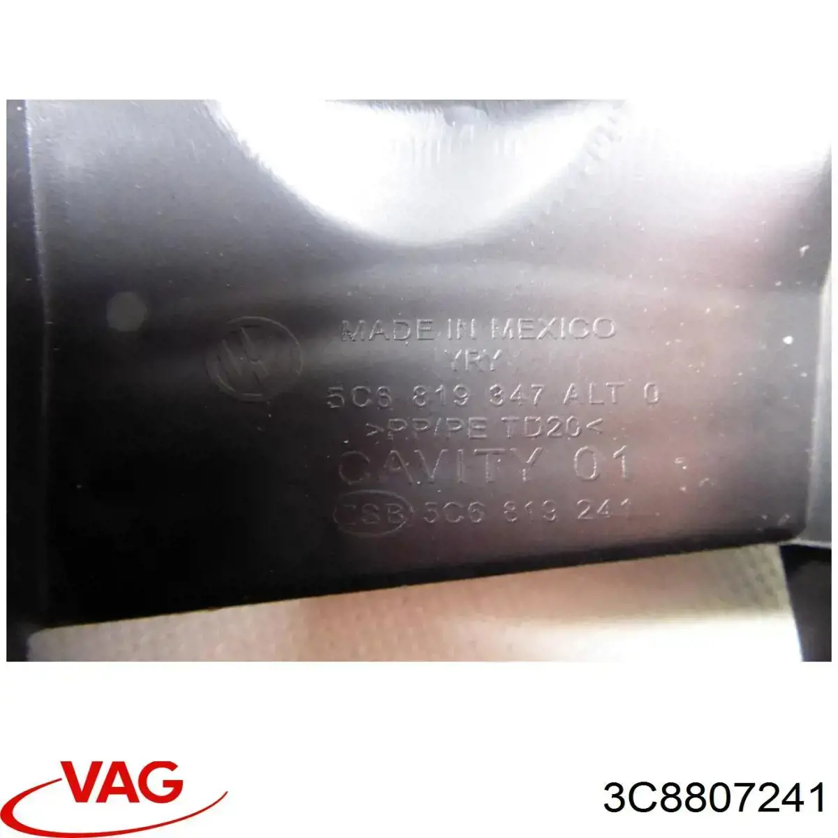 Заглушка бампера буксировочного крюка Autotechteile 3807142