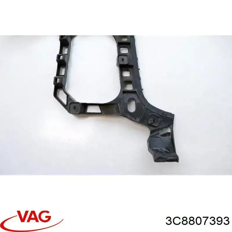 Левый кронштейн заднего бампера VAG 3C8807393