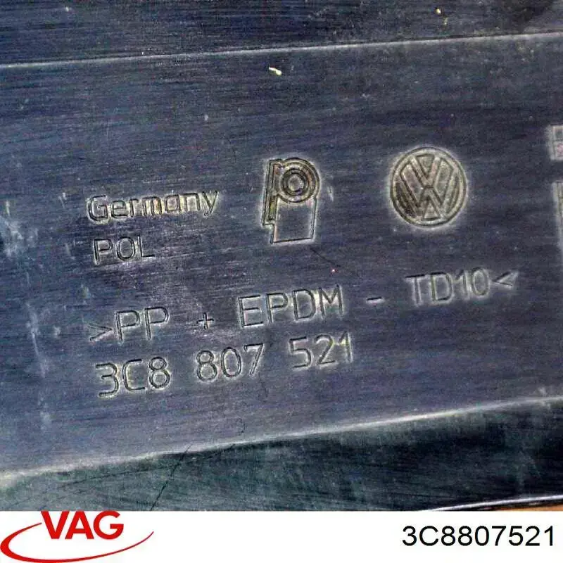 Тюнинг заднего бампера VAG 3C88075219B9