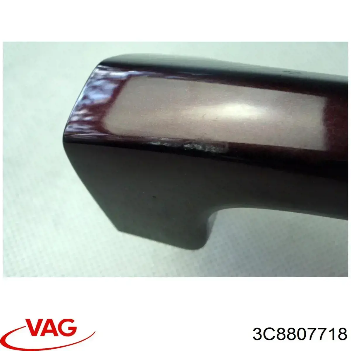 3C8807718 VAG Катафот (отражатель) переднего бампера правый