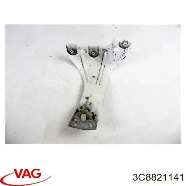 3C8821141 VAG consola dianteira de fixação do pára-lama dianteiro esquerdo