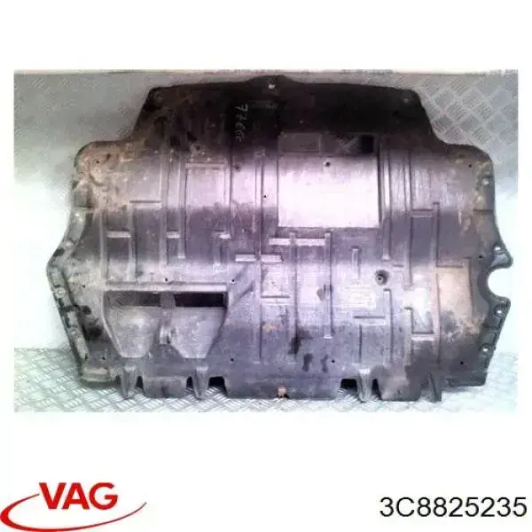 3C8825235 VAG proteção de motor, de panela (da seção de motor)