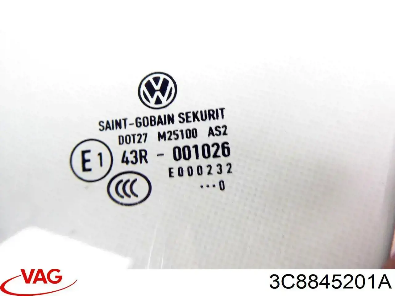 Окно (передней двери) двери VAG 3C8845201A цена, от 19.00 USD