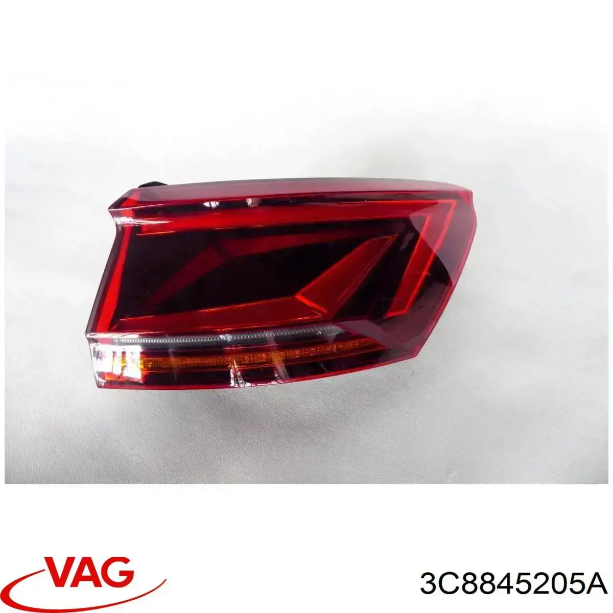 Стекло заднее левое VAG 3C8845205A
