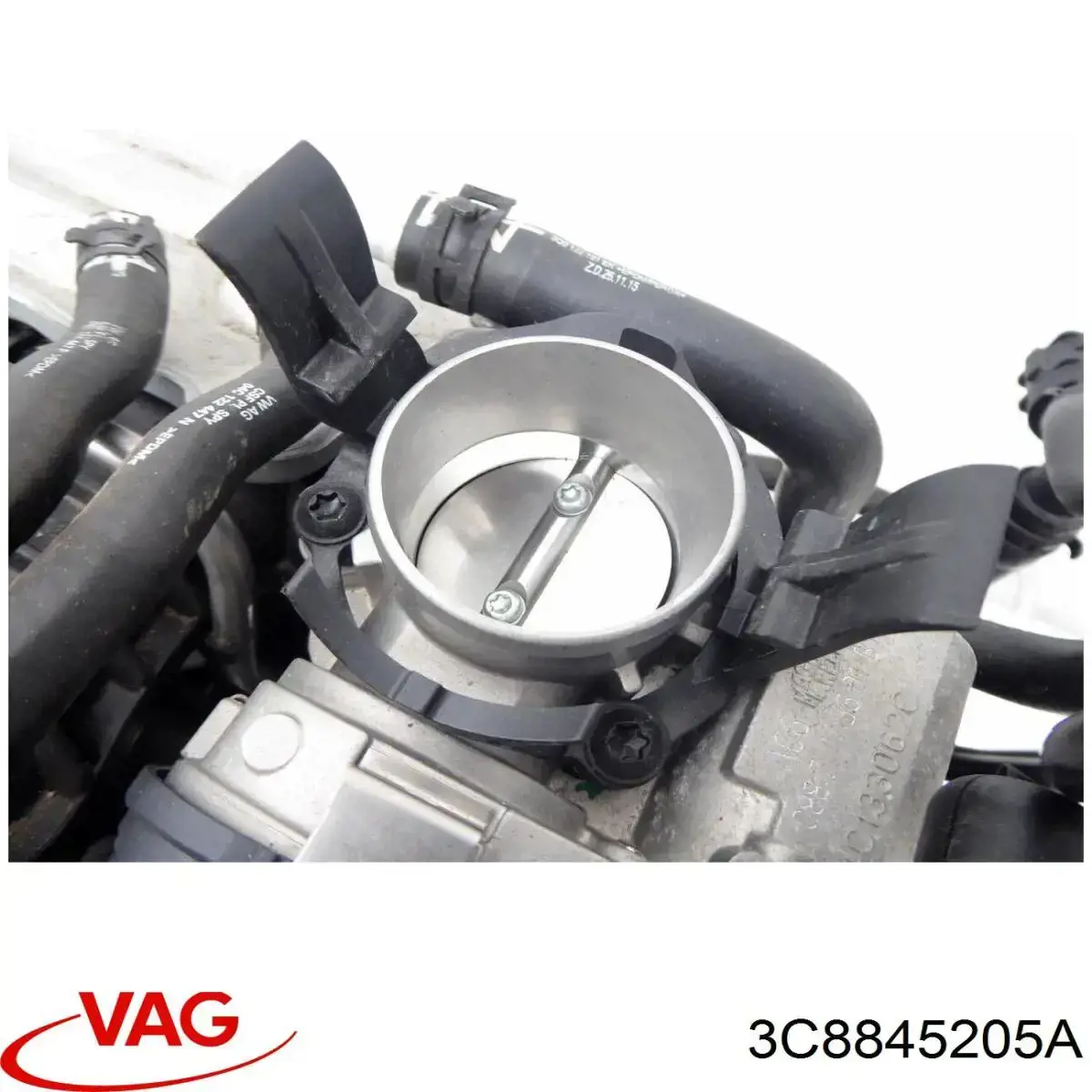 3C8845205A VAG Стекло двери задней левой