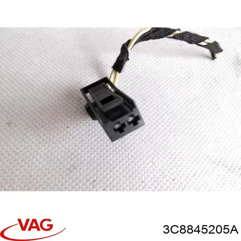 Стекло двери задней левой 3C8845205A VAG