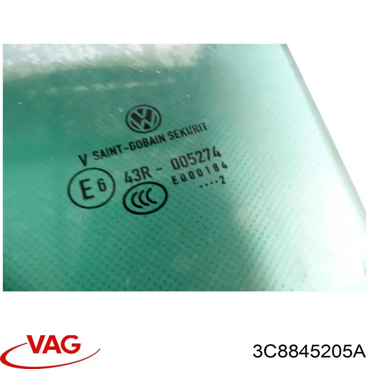 Стекло задней двери, левой VAG 3C8845205A цена, от 25.59 USD