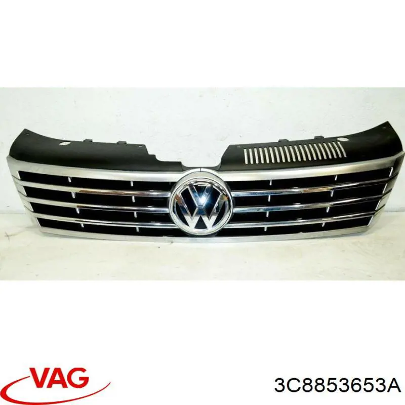 Облицовка радиатора VAG 3C8853653A цена, от 76.02 USD
