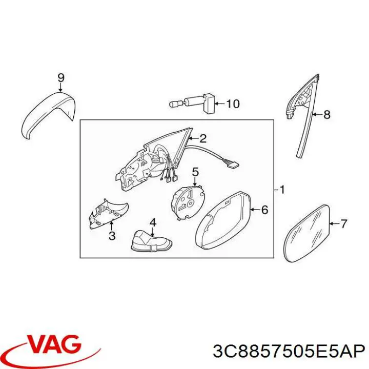 3C8857505E5AP VAG 