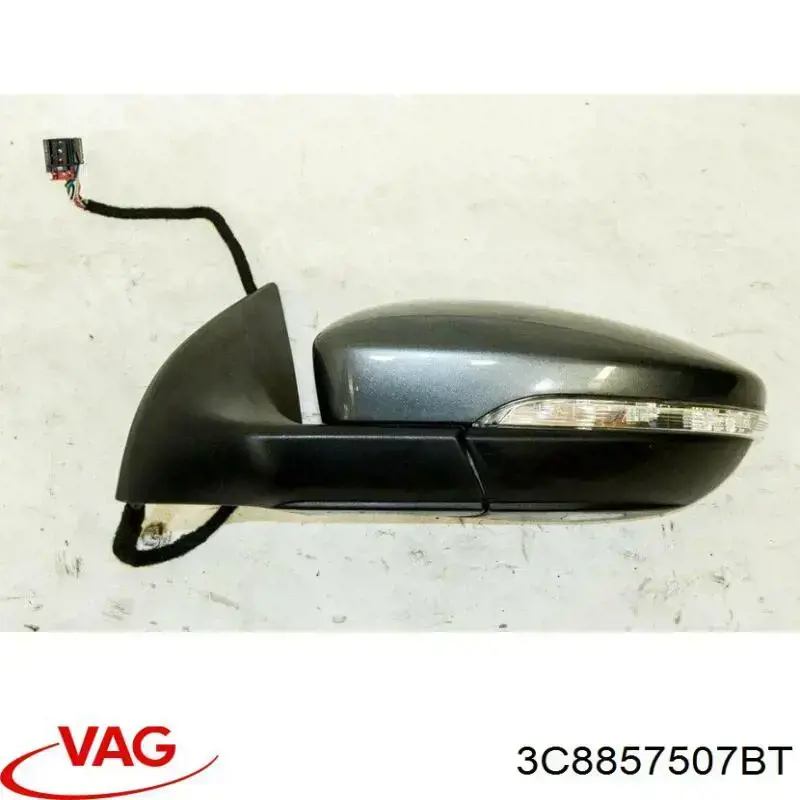 Левое боковое зеркало 3C8857507BT VAG