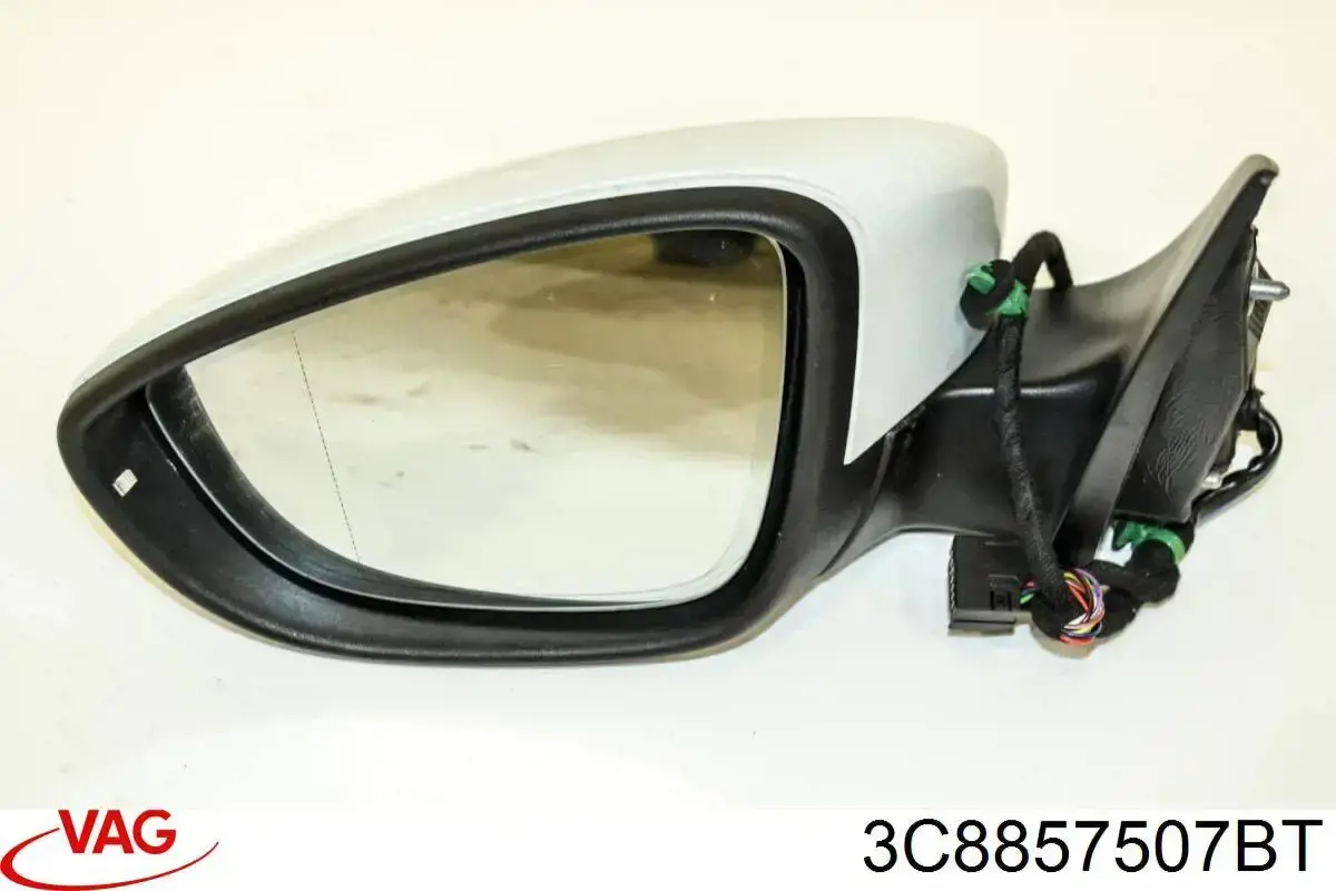 Левое боковое зеркало 3C8857507BT9B9 VAG