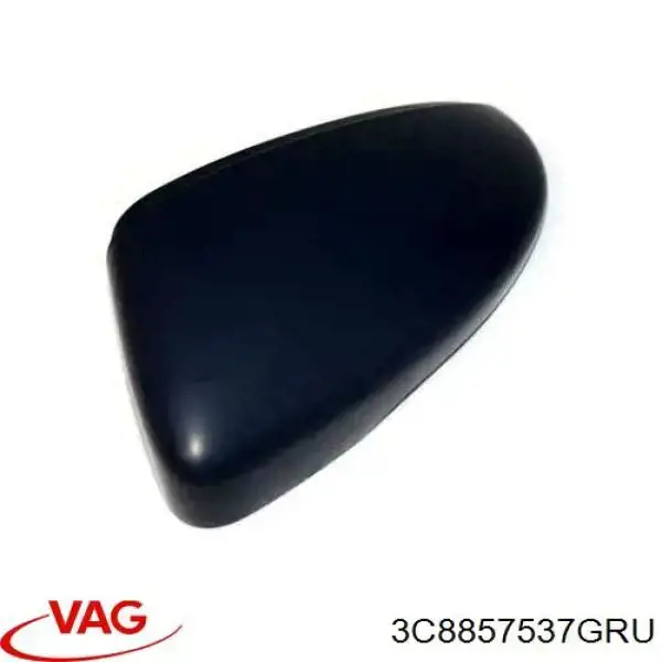 3C8857537GRU VAG накладка (крышка зеркала заднего вида левая)