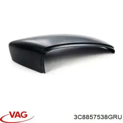 Накладка (крышка) зеркала заднего вида правая 3C8857538GRU VAG