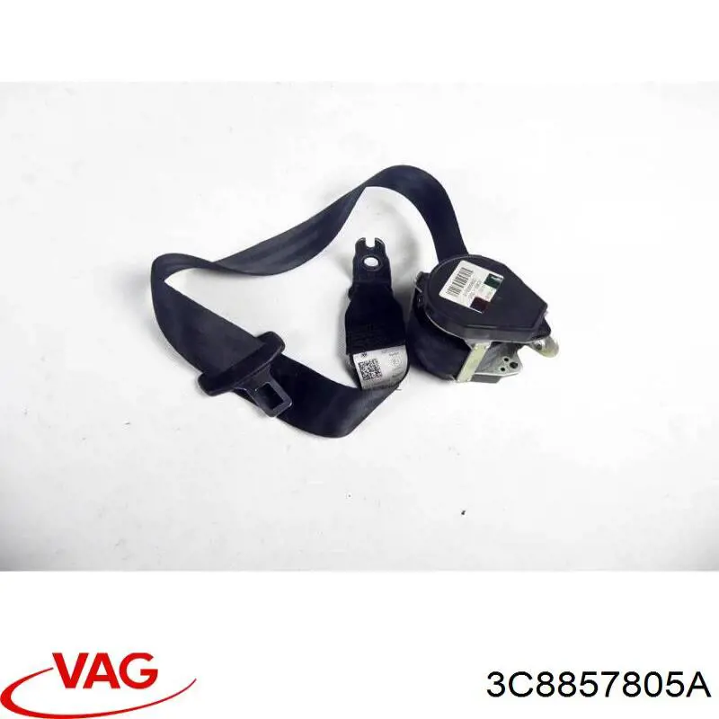 Купить 3C8857805A VAG Ремень безопасности задний