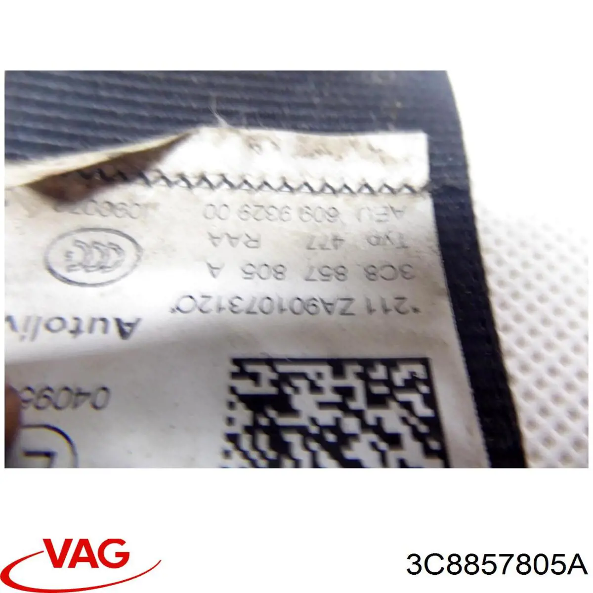 Ремень безопасности задний VAG 3C8857805A цена, от 11.43 USD