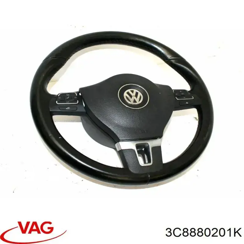 3C8880201K VAG Подушка безопасности водителя