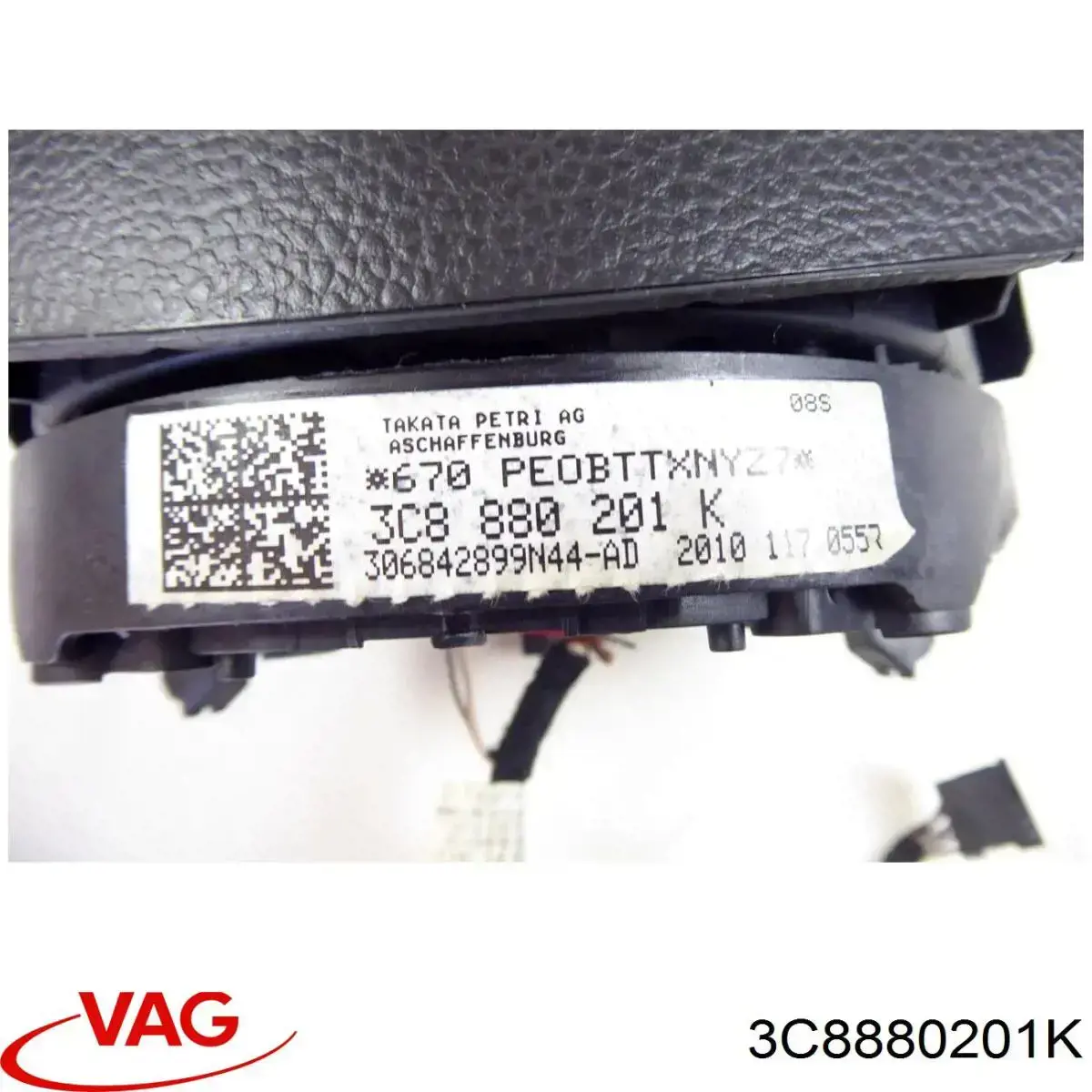 Купить 3C8880201K VAG Подушка AIRBAG водительская
