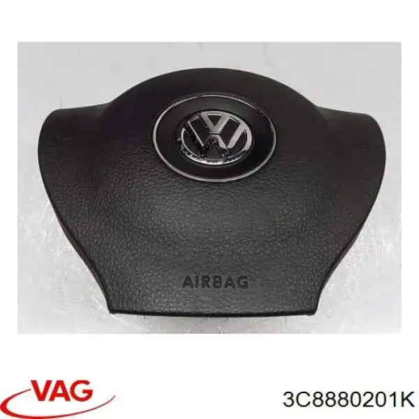 Подушка безопасности водителя 3C8880201K VAG
