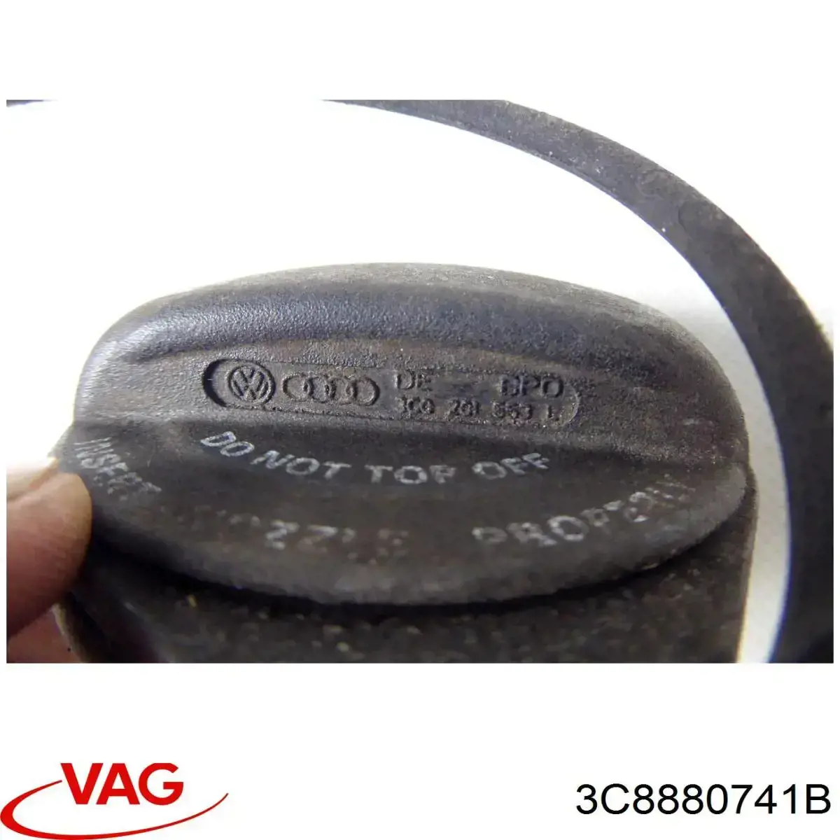 Шторка боковая, левая 3C8880741B VAG