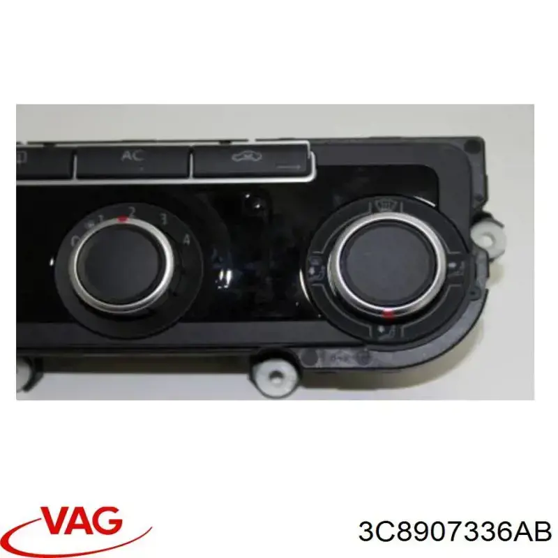 3C8907336AB VAG unidade de controlo dos modos de aquecimento/condicionamento
