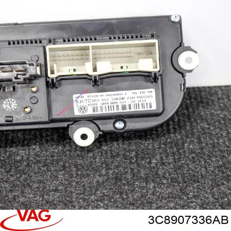 Регулятор вентилятора отопителя VAG 3C8907336AB цена, от 25.31 USD