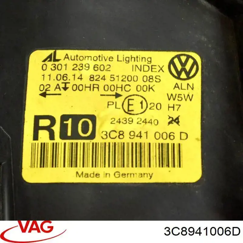  VAG 3C8941006D цена, от 43.73 USD
