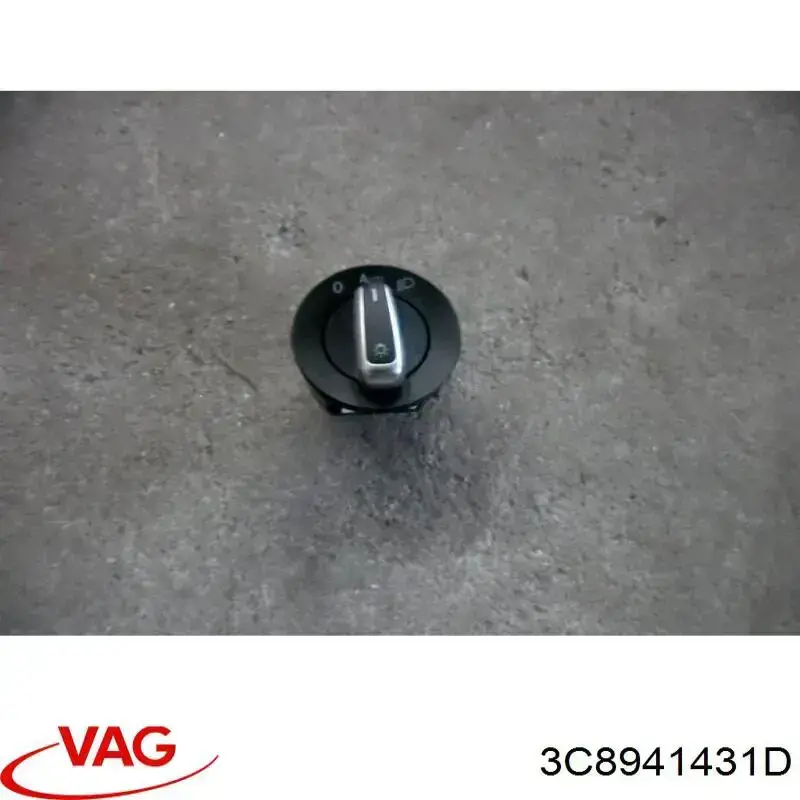 Переключатель света фар на "торпедо" 3C8941431D VAG