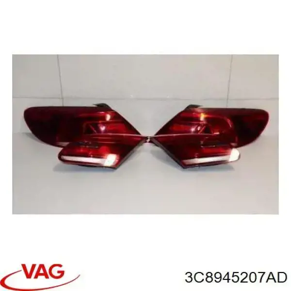 Фонарь задний левый внешний 3C8945207AD VAG