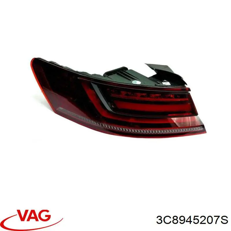 Задний левый внешний фонарь VAG 3C8945207S