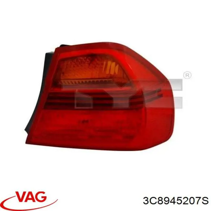 3C8945207S VAG Фонарь задний