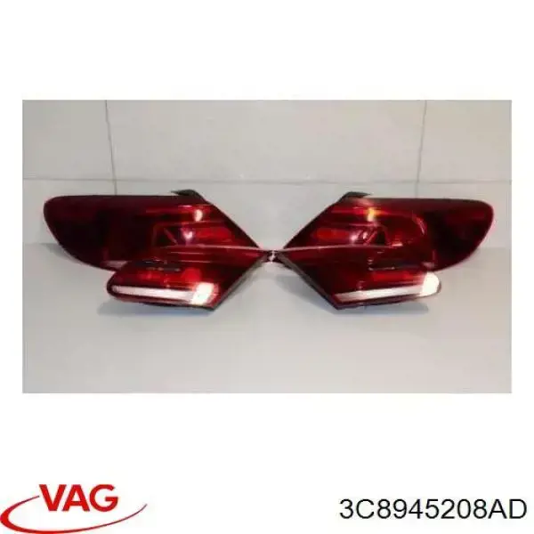 Фонарь задний правый внешний 3C8945208AD VAG