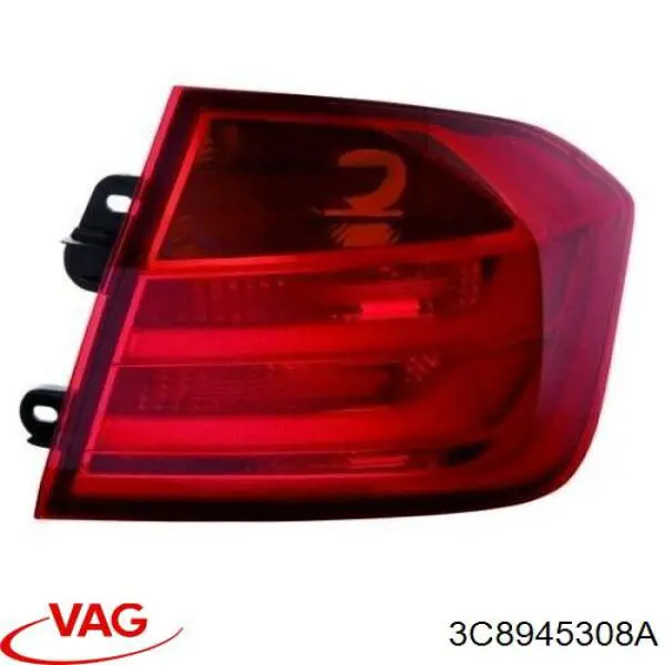 Фонарь задний правый внутренний 3C8945308 VAG