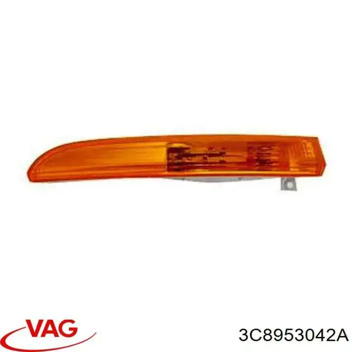 Габарит (указатель поворота) в бампере, правый VAG 3C8953042A цена, от 80.18 USD