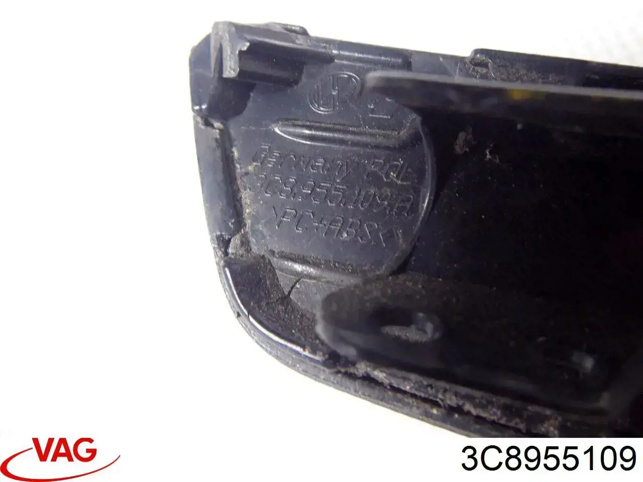 3C8955109 VAG placa sobreposta do injetor de fluido para lavador da luz dianteira