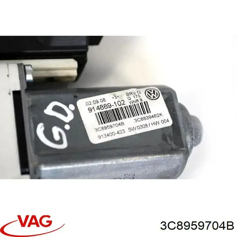 Мотор стеклоподъемника водительской двери VAG 3C8959704B цена, от 6.33 USD
