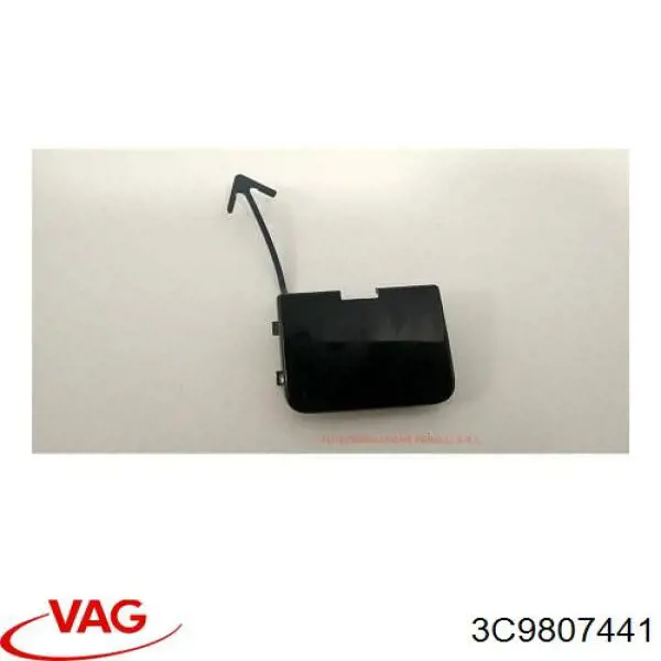 Купить 3C9807441 VAG Заглушка бампера буксировочного крюка задняя