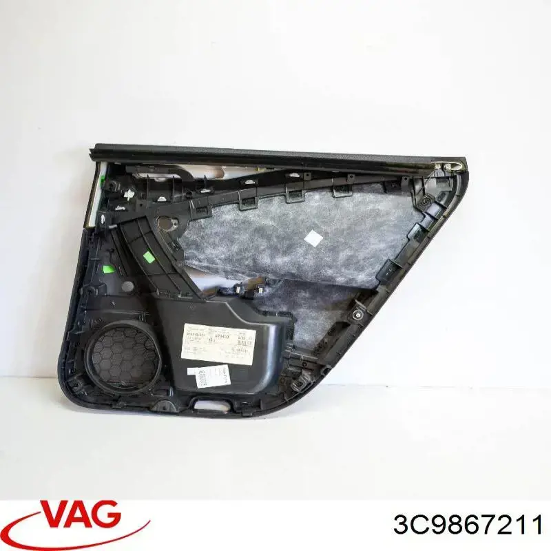 Дверная карта, правая, задняя VAG 3C9867211 цена, от 9.84 USD