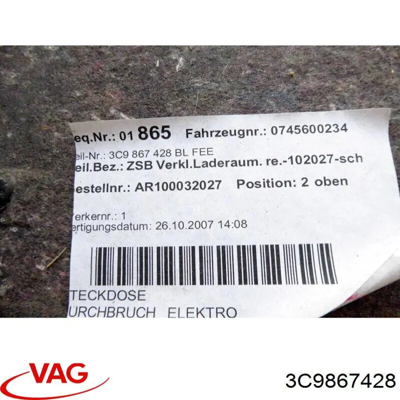 3C9867428 VAG 