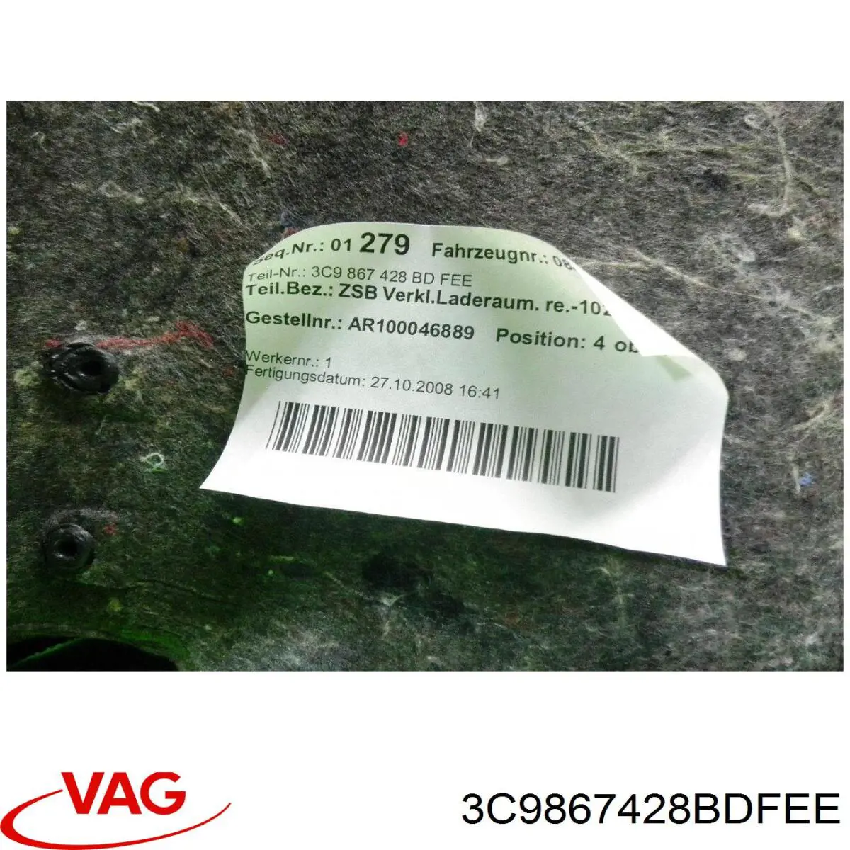 3C9867428CBFEE VAG 