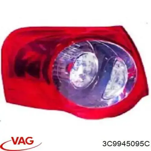Задняя левая внешняя фара VAG 3C9945095C цена, от 87.92 USD
