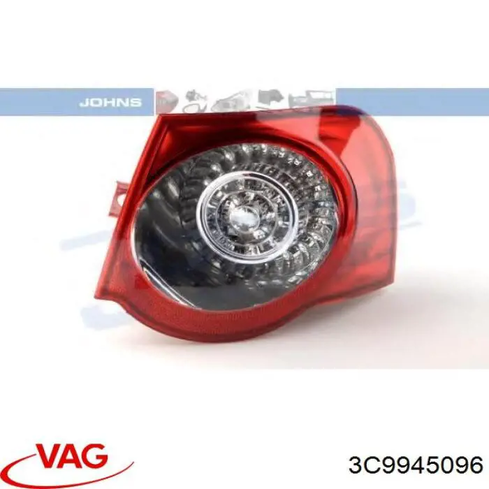 Фара задняя правая внешняя VAG 3C9945096 цена, от 63.35 USD